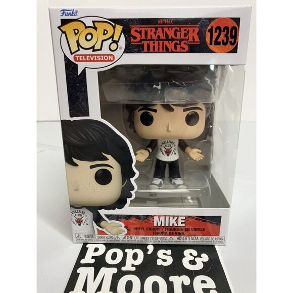Funko Pop! Stranger Things: Mike 1239 Vinyl Figure Brand New - Picture 2 of 7